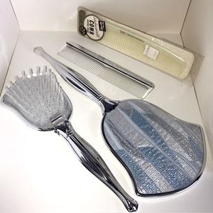 Vintage Vanity Brush Set Hairbrush / Mirror / Comb